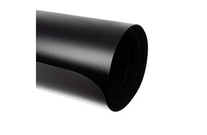 Ochranná podložka podlahy pod židli 90 × 130 cm – černá