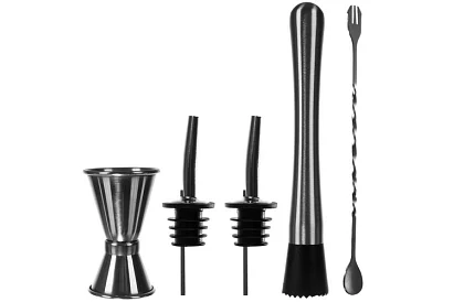 Nerezová barmanská sada – 6 ks