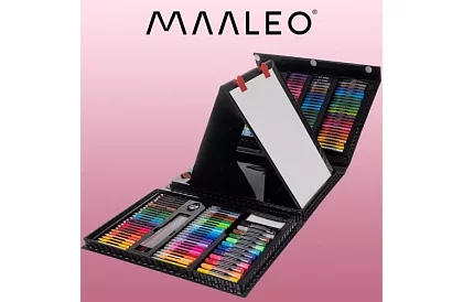 Výtvarná sada na malování - 208 kusů v pouzdře