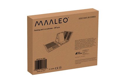 Výtvarná sada na malování - 208 kusů v pouzdře