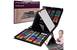 Výtvarná sada na malování - 208 kusů v pouzdře