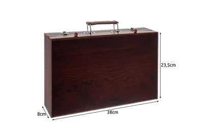 Sada na malování v dřevěném pouzdře – 130 položek