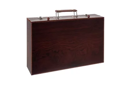 Sada na malování v dřevěném pouzdře – 130 položek