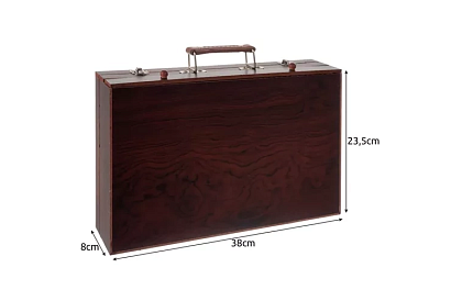 Sada na malování v dřevěném pouzdře – 130 položek