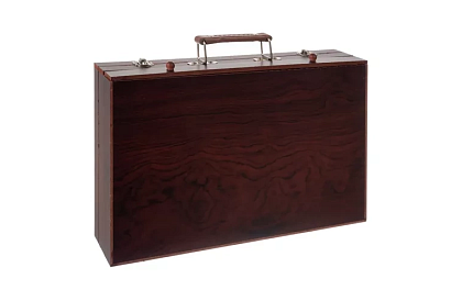 Sada na malování v dřevěném pouzdře – 130 položek