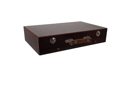 Sada na malování v dřevěném pouzdře – 130 položek