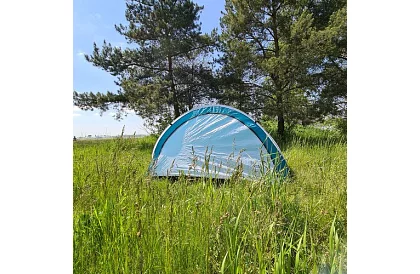 Samorozkládací plážový stan pro 3 osoby – 200 × 120 × 110 cm