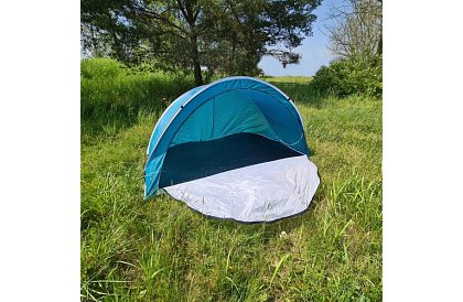 Samorozkládací plážový stan pro 3 osoby – 200 × 120 × 110 cm