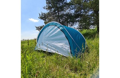 Samorozkládací plážový stan pro 3 osoby – 200 × 120 × 110 cm