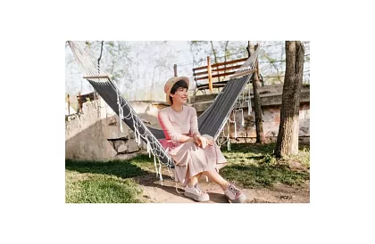 Zahradní houpací síť 200 x 100 cm