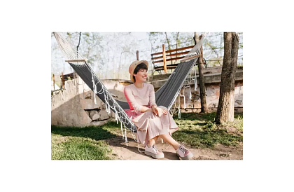 Zahradní houpací síť 200 x 100 cm