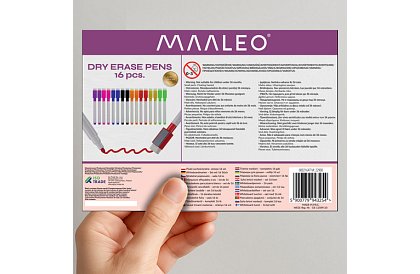 Popisovací fixy stíratelné - sada 16 ks
