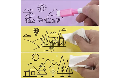 Popisovací fixy stíratelné - sada 16 ks