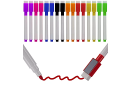 Popisovací fixy stíratelné - sada 16 ks