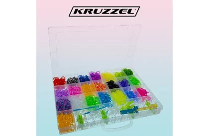 Gumičky na výrobu náramků XXL sada + tkalcovský stav