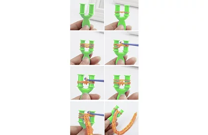 Gumičky na výrobu náramků XXL sada + tkalcovský stav