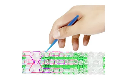 Gumičky na výrobu náramků XXL sada + tkalcovský stav