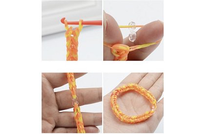 Gumičky na výrobu náramků XXL sada + tkalcovský stav