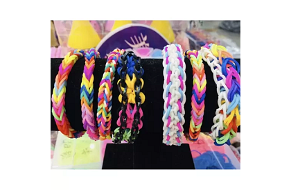 Gumičky na výrobu náramků – 1500 ks