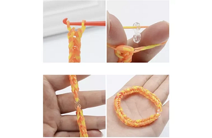 Gumičky na výrobu náramků – 1500 ks