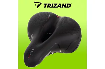 Cyklistické sedlo ACTIVE s větráním a vodotěsným potahem