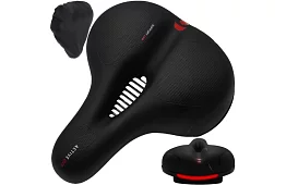 Cyklistické sedlo ACTIVE s větráním a vodotěsným potahem