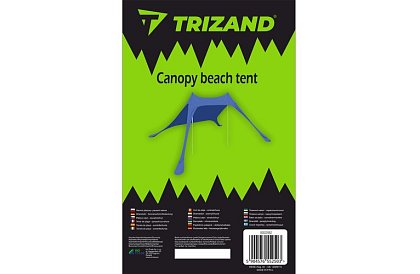 Plážový stan s UV ochranou 50+ - slunečník -  4,5 × 4,5 × 1,6 m