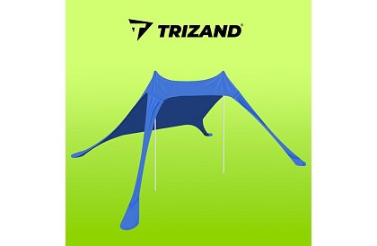 Plážový stan s UV ochranou 50+ - slunečník -  4,5 × 4,5 × 1,6 m