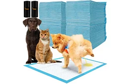 Absorpční hygienické podložky 100 ks – 60x40 cm + sáčky na exkrementy