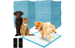 Absorpční hygienické podložky 100 ks – 60x60 cm + sáčky na exkrementy