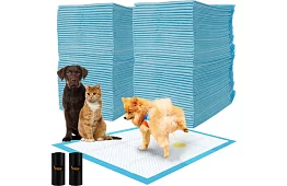 Absorpční hygienické podložky 100 ks – 60x90 cm + sáčky na exkrementy