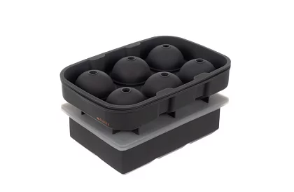 2 silikonové formy na led - koule a kostky XXL