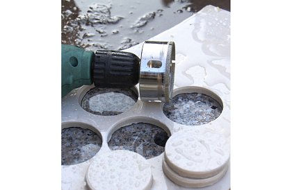 Diamantové vykružováky - sada 10 velikostí