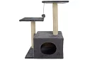 Šedé škrabadlo pro kočky - 71 x 44 x 34 cm
