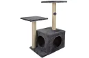 Šedé škrabadlo pro kočky - 71 x 44 x 34 cm
