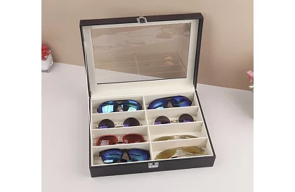 Organizér na brýle s 8 přihrádkami