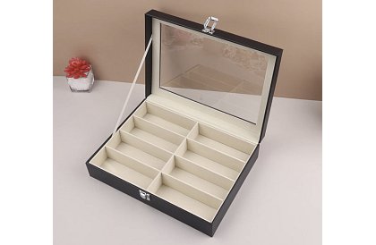 Organizér na brýle s 8 přihrádkami