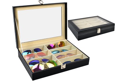 Organizér na brýle s 8 přihrádkami