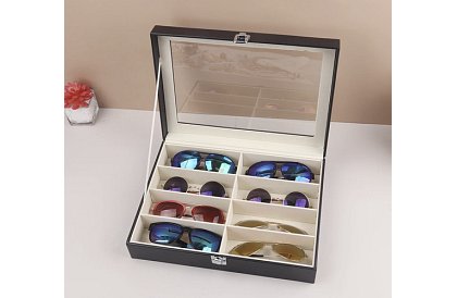 Organizér na brýle s 8 přihrádkami