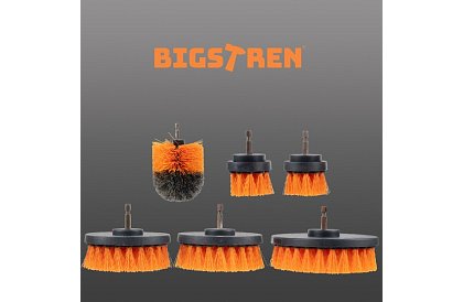 Sada kartáčů na vrtačku – čištění a leštění – 22 ks