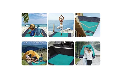 Plážová a pikniková podložka - 208x208cm