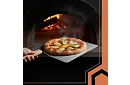 Nerezová lopata na pizzu s dřevěnou rukojetí