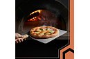 Nerezová lopata na pizzu s dřevěnou rukojetí