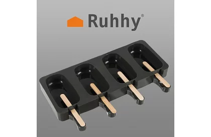 Silikonová forma na nanuky + 50 tyček