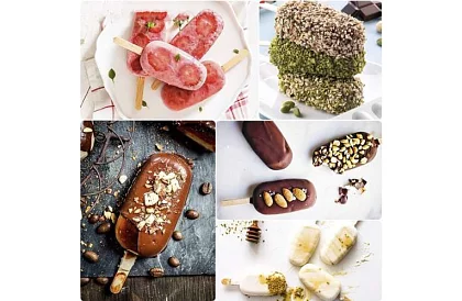 Silikonová forma na nanuky + 50 tyček