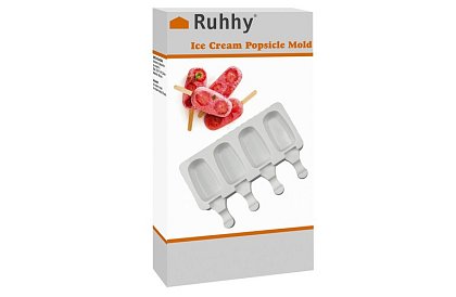 Silikonová forma na nanuky + 50 tyček