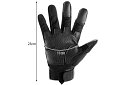 Taktické dotykové rukavice - velikost L - černé