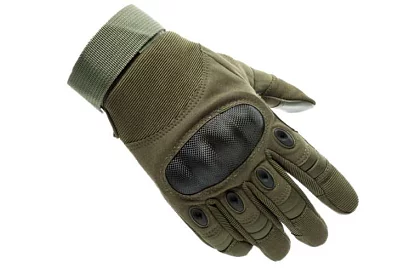 Taktické dotykové rukavice - velikost L - khaki