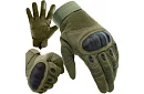 Taktické dotykové rukavice - velikost L - khaki