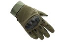 Taktické dotykové rukavice - velikost L - khaki